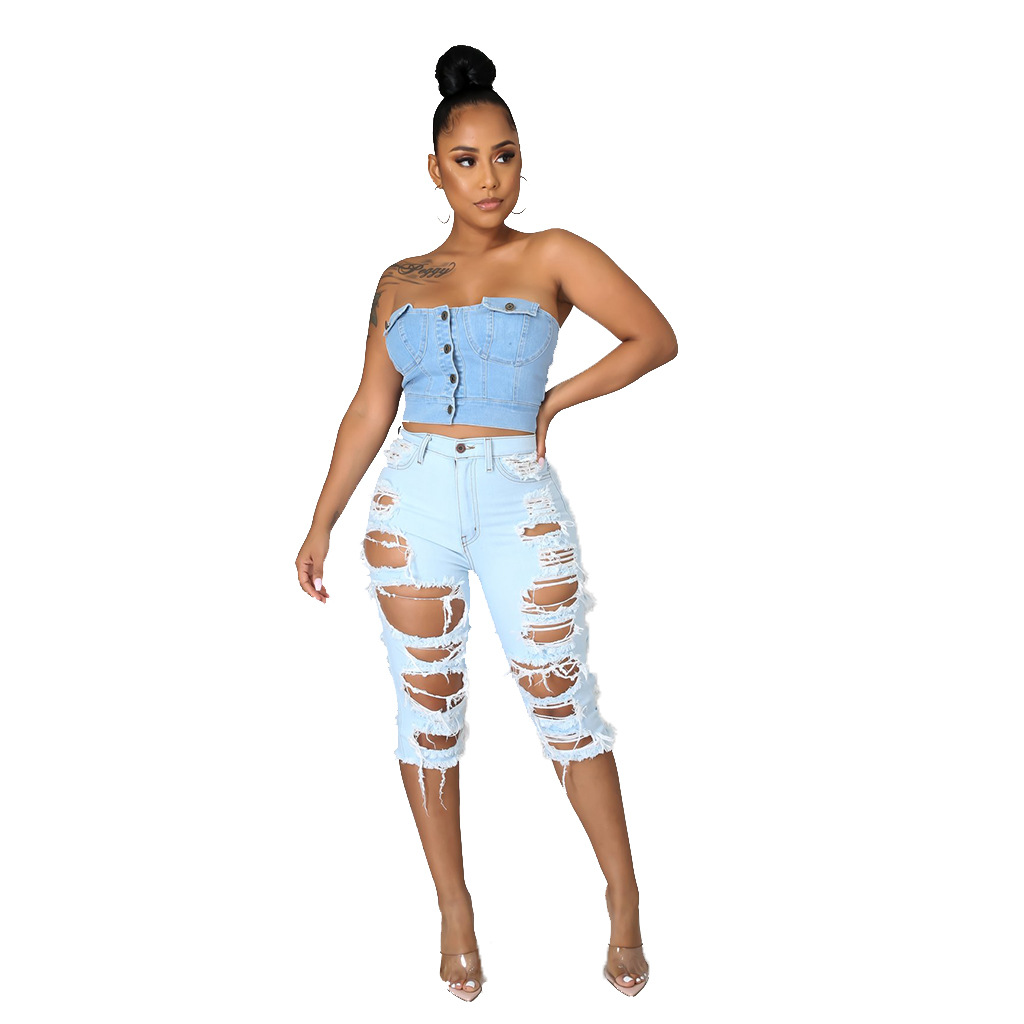 Fashion High Waist Stretch Jeans