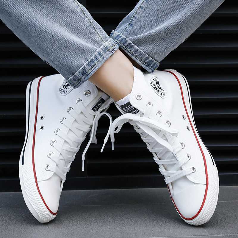 Men Women Sneakers Low High top Canvas Platform Trainers Athletic Shoes Unisex