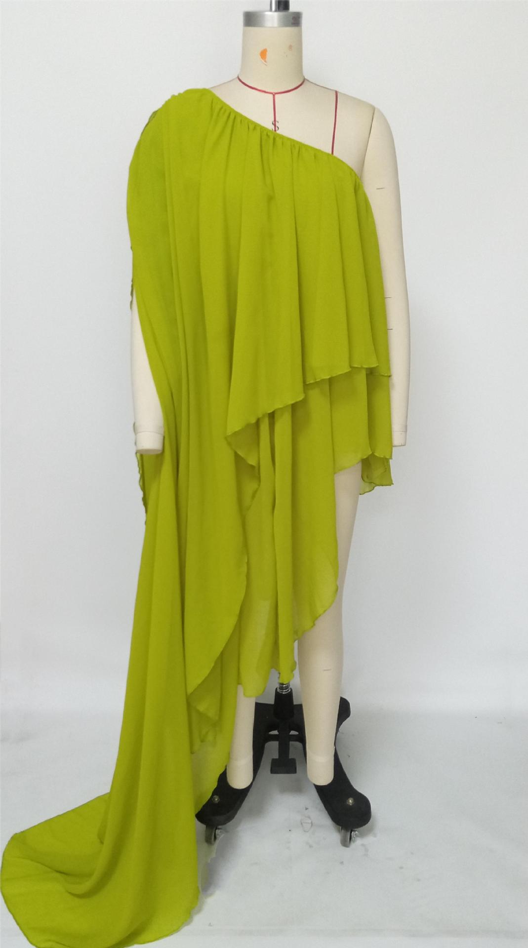 Chiffon Lined Beach Party Vacation Dress Long Dress