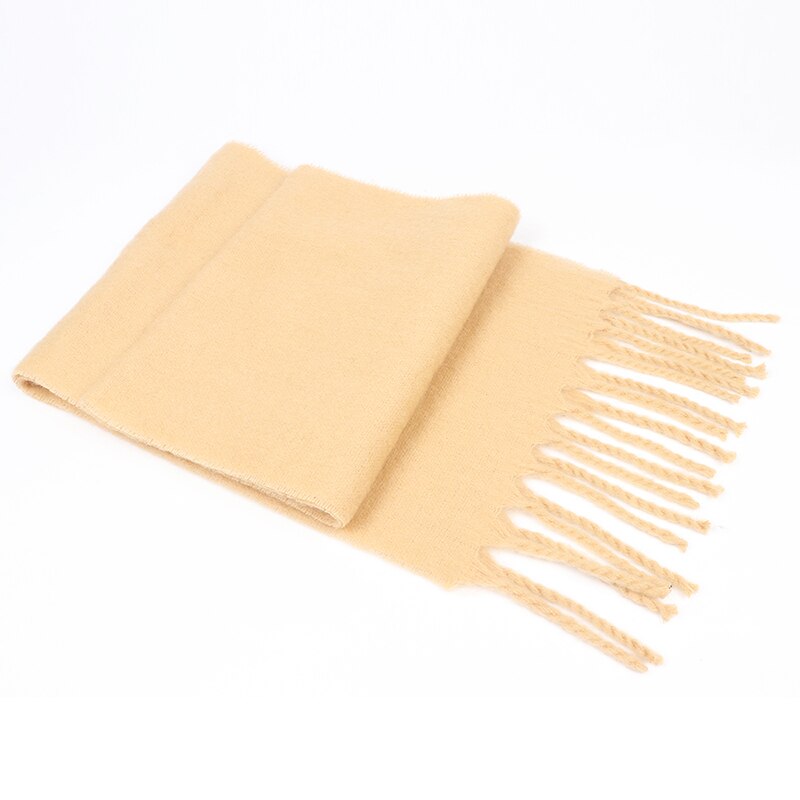 Women Men Logo Scarf Wool Cashmere Scarves Shawl Blanket Wrap Knit