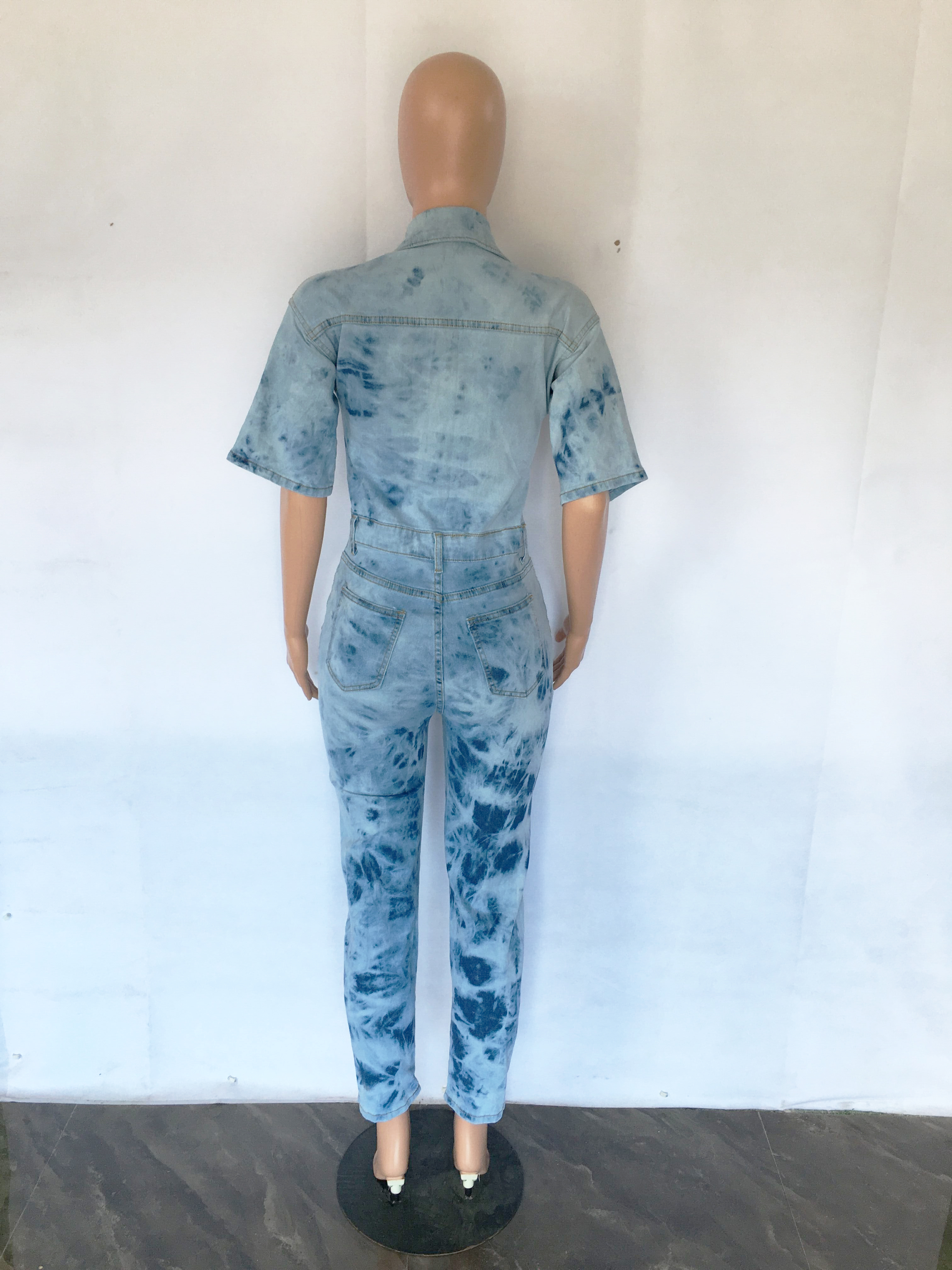 Fashion denim Jumpsuit