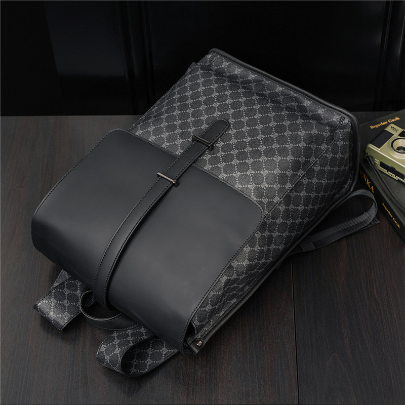 Men Women Backpack Leather Outdoor Sports School Bag Travel Laptop Bag