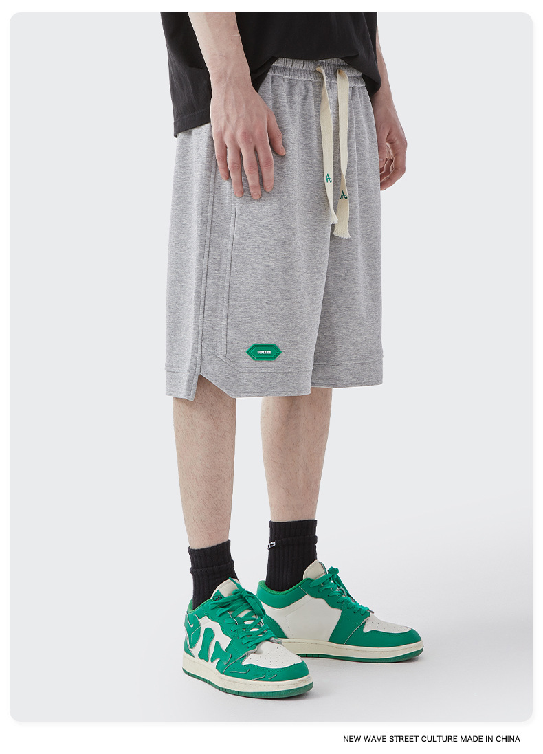 Men Boys Shorts Streetwear Bottoms Half Pants Sports Outfit Sweatsuit Trunks Women