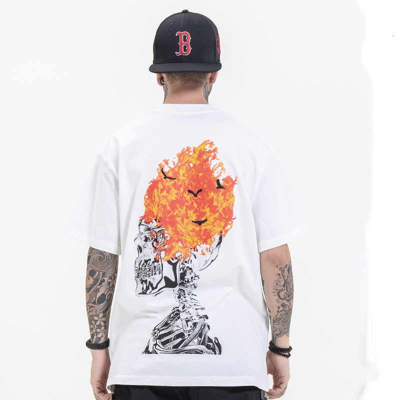 Summer Men Women Short Sleeve T-shirt Tee Pullover Tops Unisex Sweatshirt