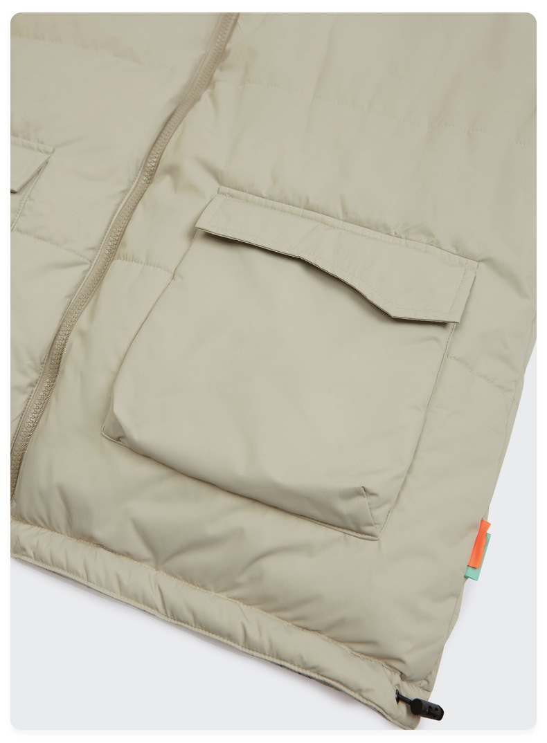 Women Men Down Jacket Hooded Coat Warm Winter Windproof Casual Parkas