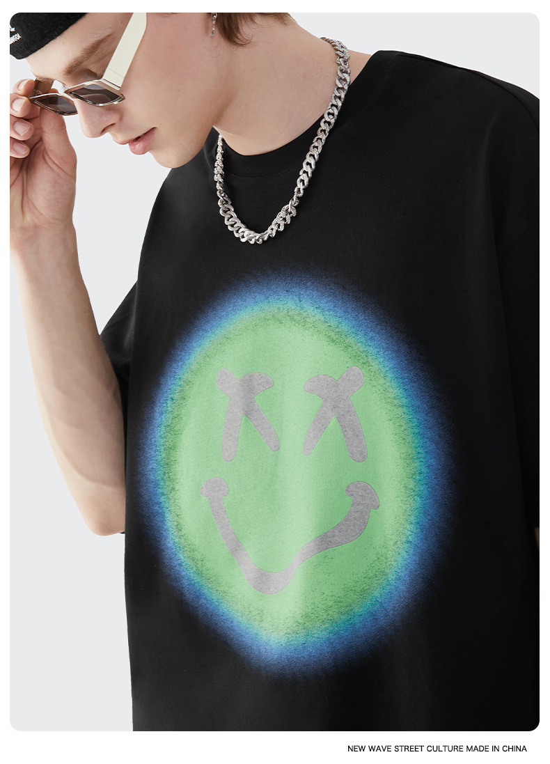 Summer Men Women Short Sleeve T-shirt Tee Pullover Tops Unisex Sweatshirt