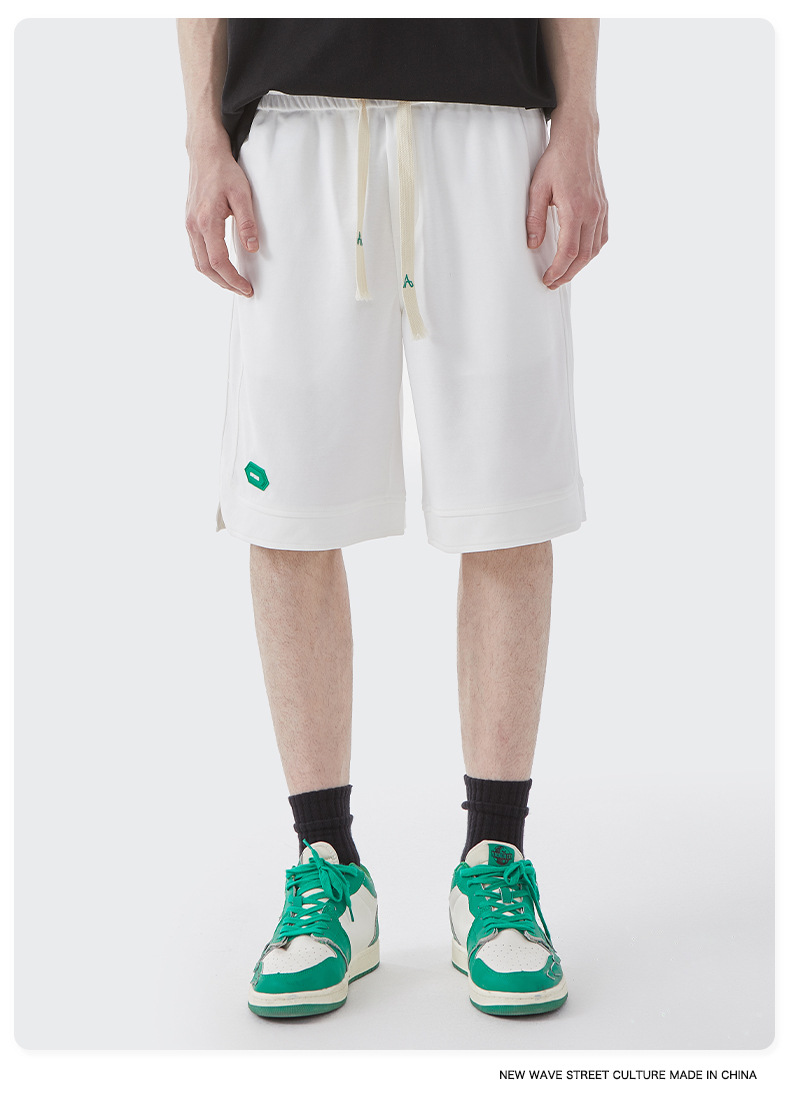 Men Boys Shorts Streetwear Bottoms Half Pants Sports Outfit Sweatsuit Trunks Women