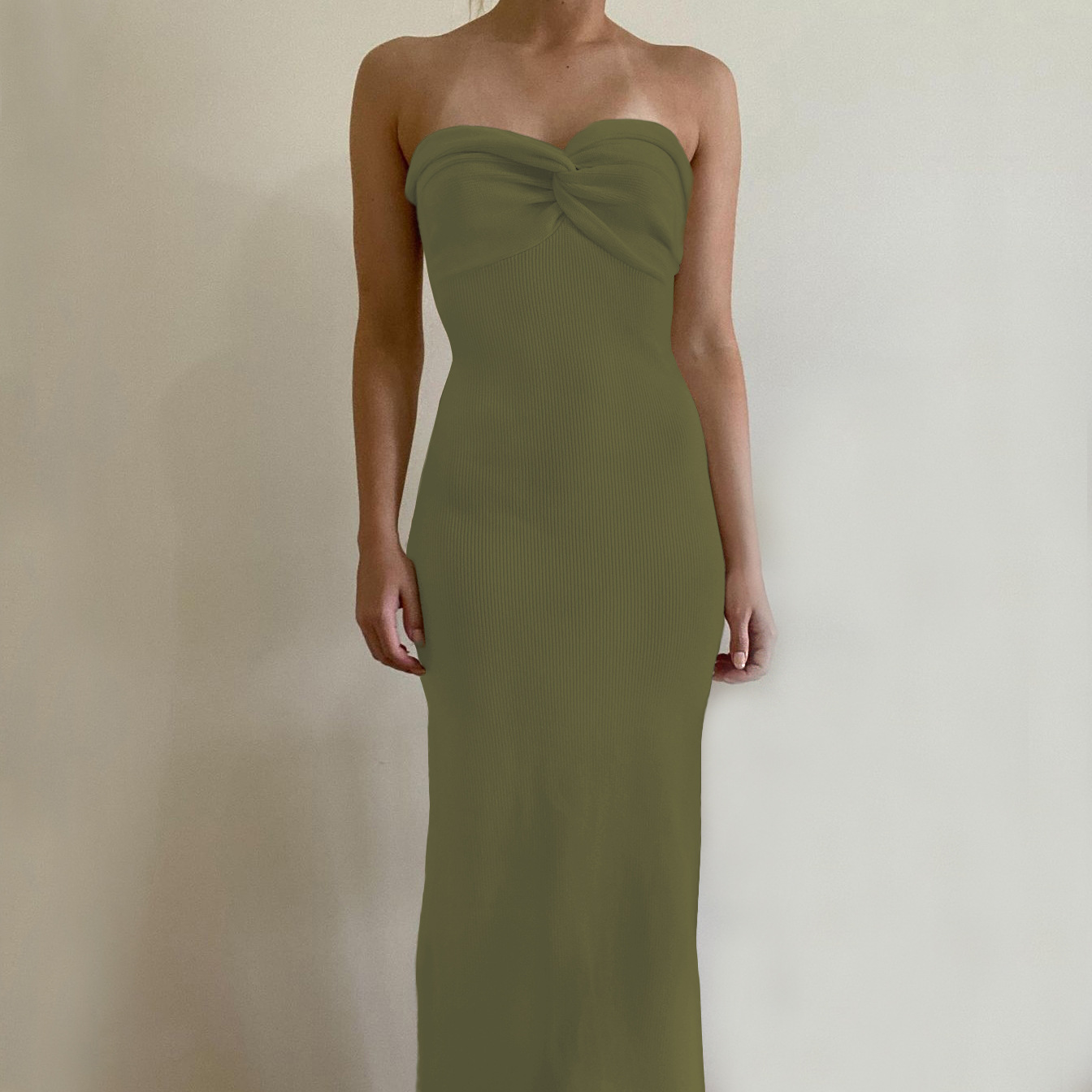 Casual Dress 2022 spring popular style knitted cross off shoulder fashion sexy woolen dress