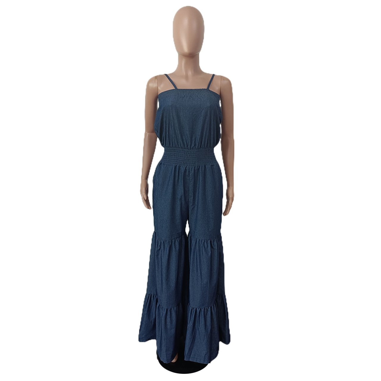 Fashion bra denim one-piece Bloomers