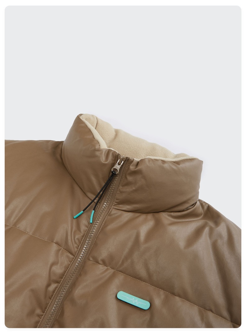 Women Men Down Jacket Hooded Coat Warm Winter Windproof Casual Parkas