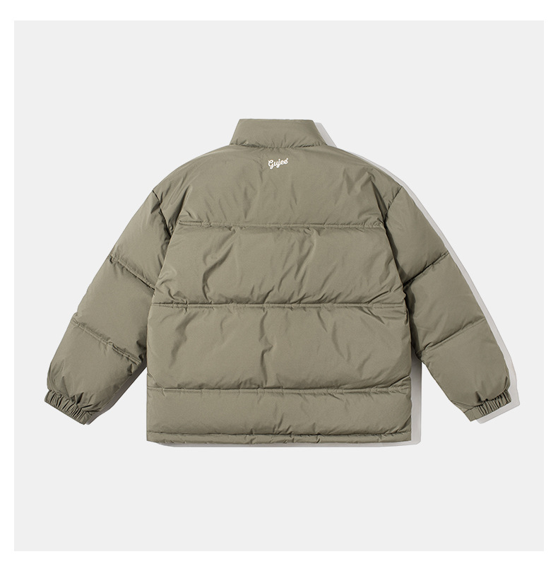 Women Men Down Jacket Hooded Coat Warm Winter Windproof Casual Parkas