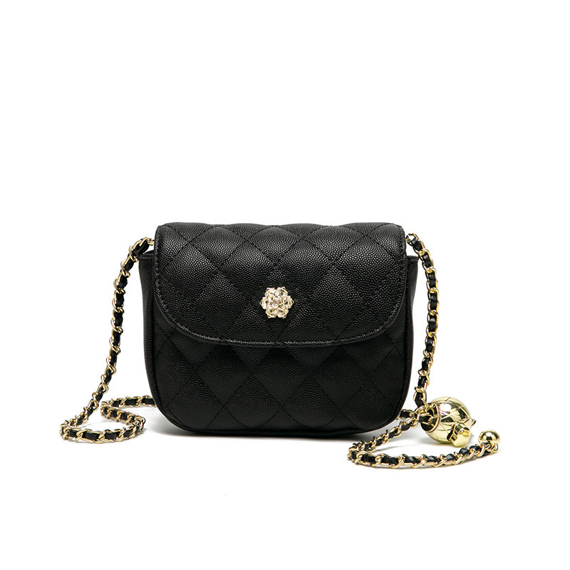 Women Medium Quilted Shoulder Bag Leather Tote Crossbody Flap Bag Chain Handbags