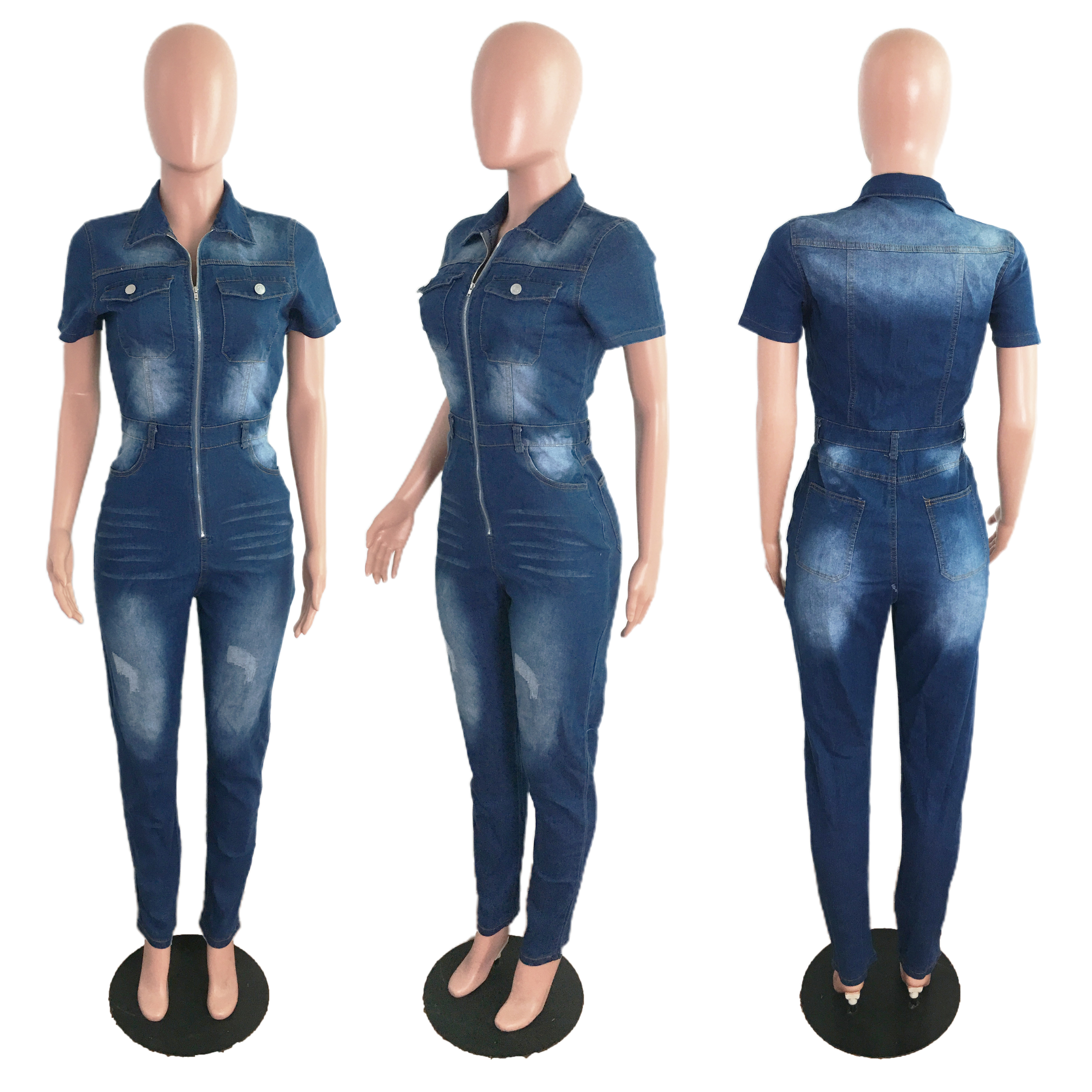 Fashion slim casual waist Jumpsuit