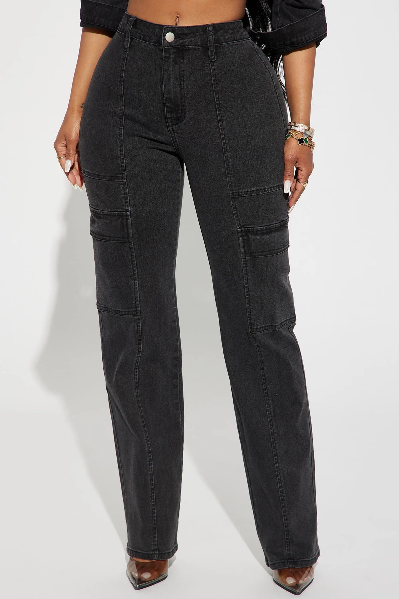 Fashion denim stretch set