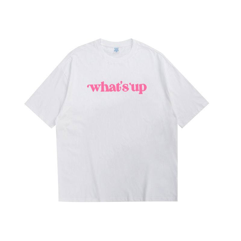 Summer Men Women Short Sleeve T-shirt Tee Pullover Tops Unisex Sweatshirt scrawl t-shirts