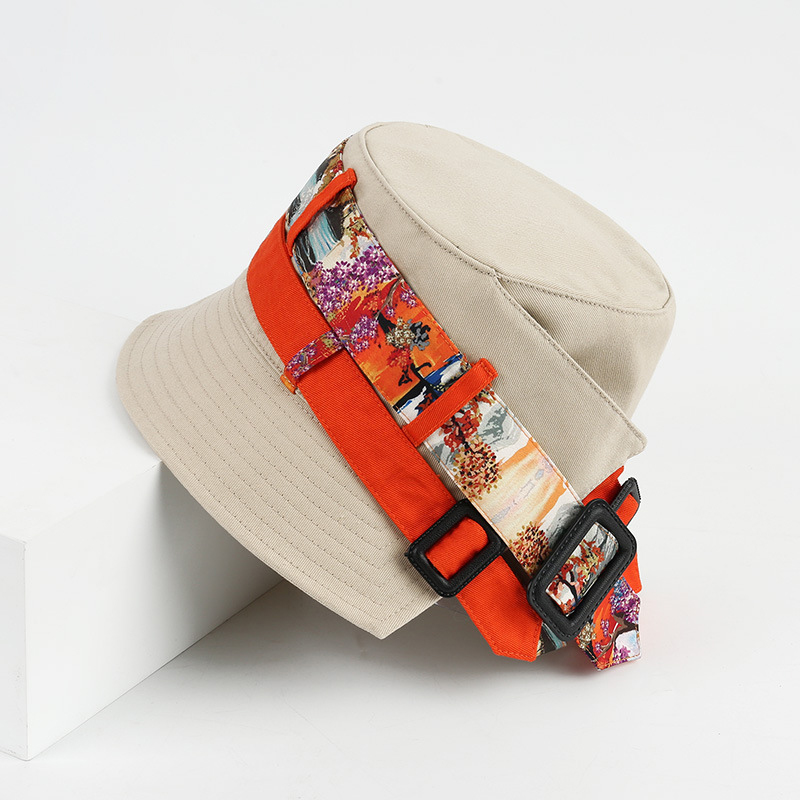 Men Women Casual Bucket Hat Narrow Flared Brim Cloche Hat Headwear Caps