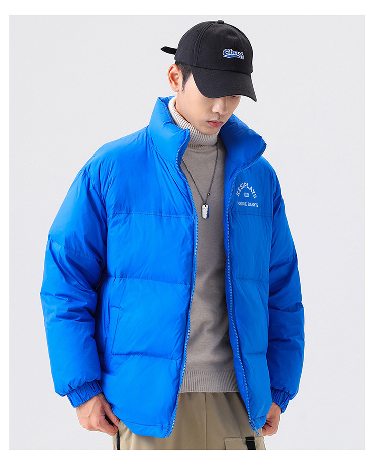 Women Men Down Jacket Hooded Coat Warm Winter Windproof Casual