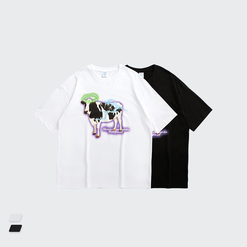 Summer Men Women Short Sleeve T-shirt Tee Pullover Tops Unisex Sweatshirt