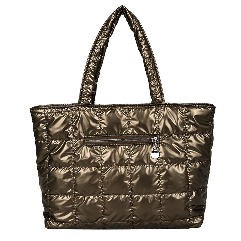 Women PVC Tote Bag Prism Metallic Shoulder Bag Hobo Shopping Bag Handbags
