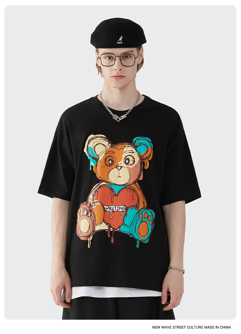 Summer Men Women Short Sleeve T-shirt Tee Pullover Tops Unisex Sweatshirt