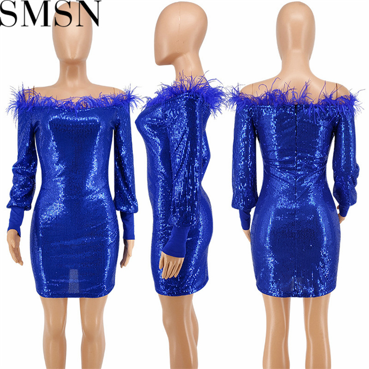 Plus Size Dress European and American plus size women clothes autumn new long sleeve special piece dress