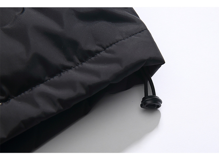 Women Men Down Jacket Hooded Coat Warm Winter Windproof Casual Parkas