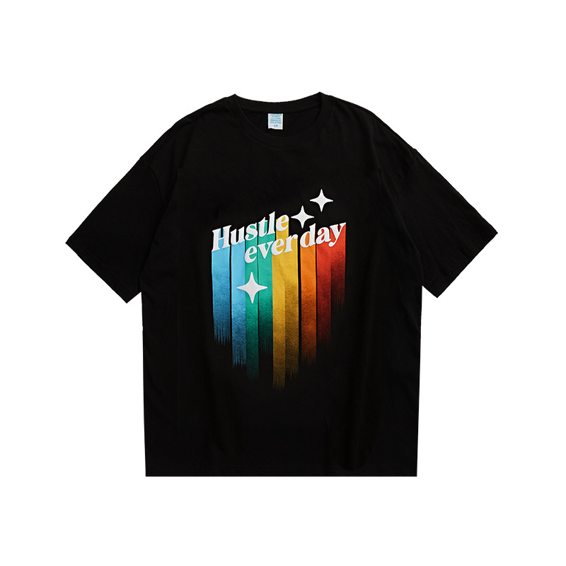 Summer Men Women Short Sleeve T-shirt Tee Pullover Tops Unisex Sweatshirt