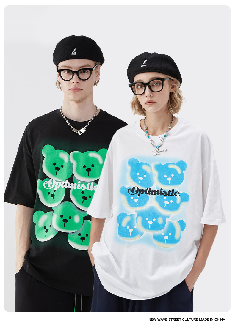 Summer Men Women Short Sleeve T-shirt Tee Pullover Tops Unisex Sweatshirt