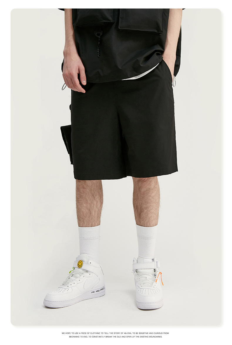 Men Boys Shorts Streetwear Bottoms Half Pants Sports Outfit Sweatsuit Trunks Women