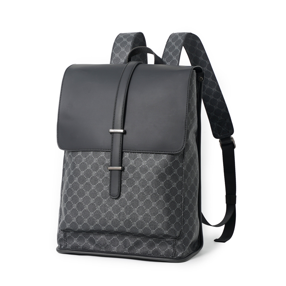 Men Women Backpack Leather Outdoor Sports School Bag Travel Laptop Bag