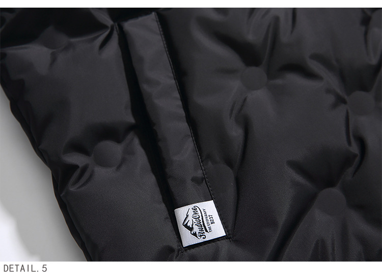 Women Men Down Jacket Hooded Coat Warm Winter Windproof Casual Parkas