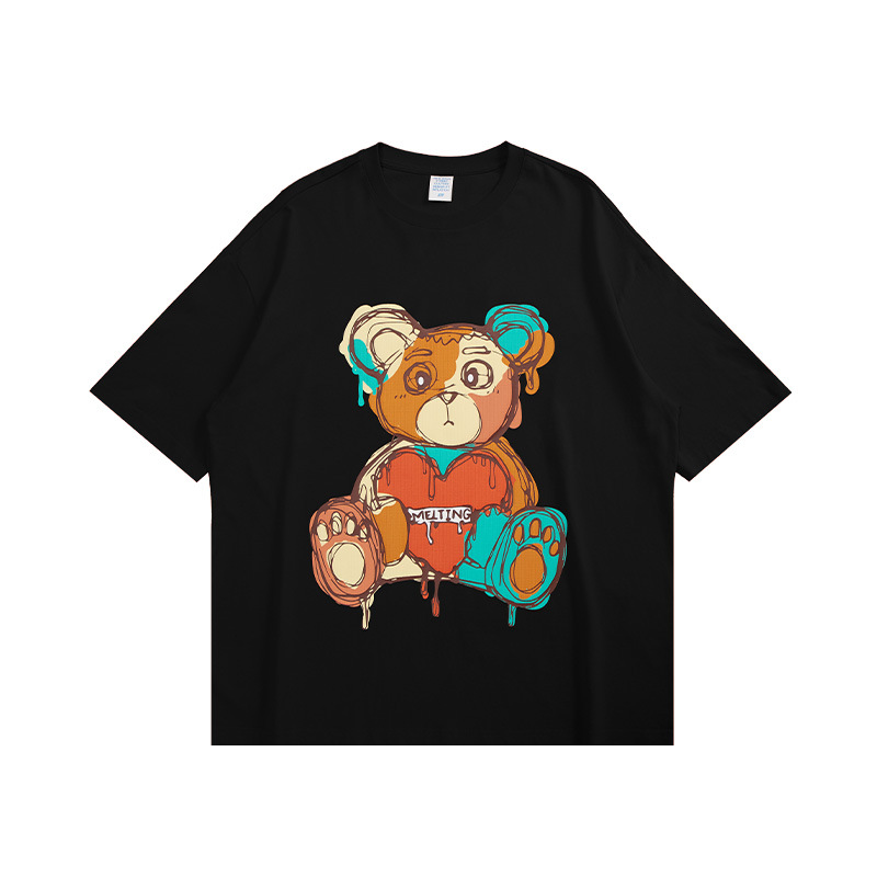 Summer Men Women Short Sleeve T-shirt Tee Pullover Tops Unisex Sweatshirt