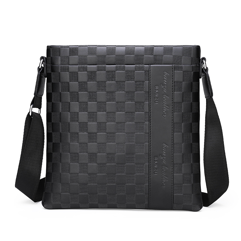 Men Messenger Shoulder Bag Classic Flap Bags Leather Goods Square Box Handbags Business