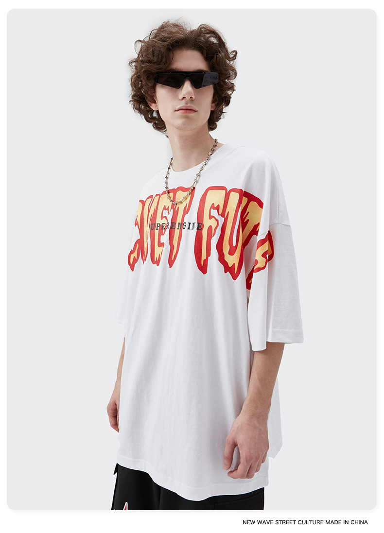 Summer Men Women Short Sleeve T-shirt Tee Pullover Tops Unisex Sweatshirt