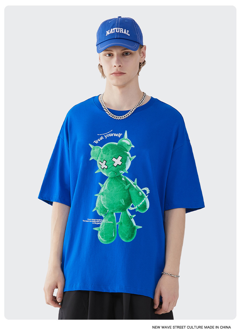 Summer Men Women Short Sleeve T-shirt Tee Pullover Tops Unisex Sweatshirt