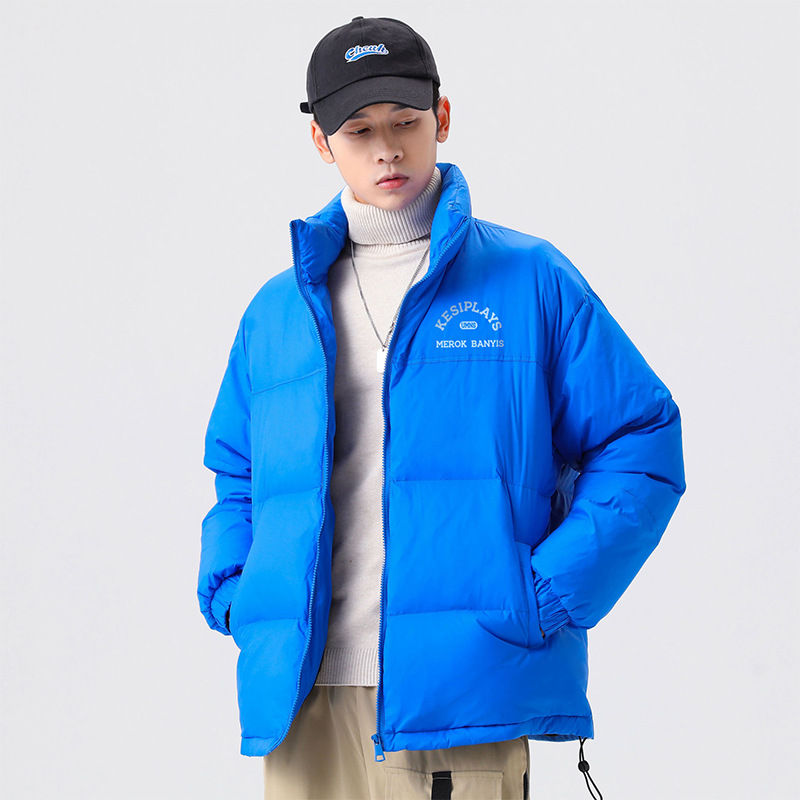 Women Men Down Jacket Hooded Coat Warm Winter Windproof Casual