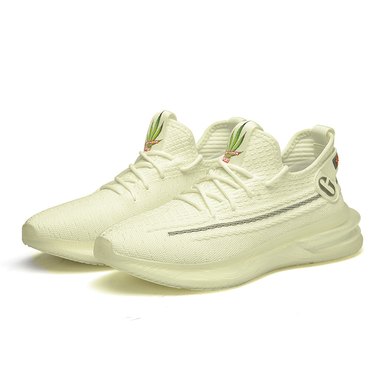Men Women Sneakers Low-top Reflective Runner Slip On Trainers Athletic Shoes Unisex