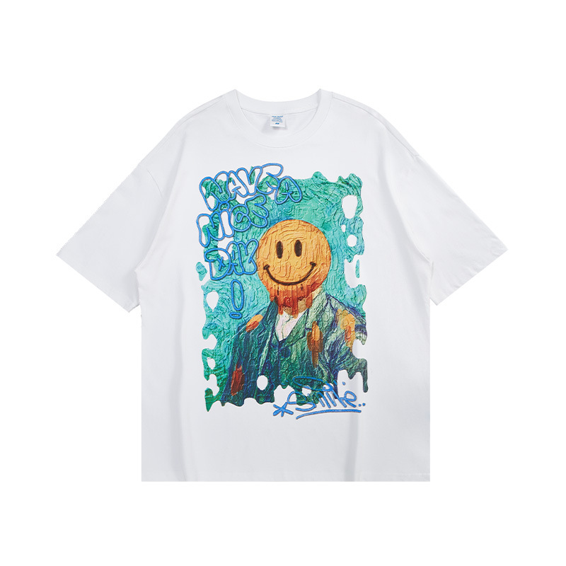 Summer Men Women Short Sleeve T-shirt Tee Pullover Tops Unisex Sweatshirt