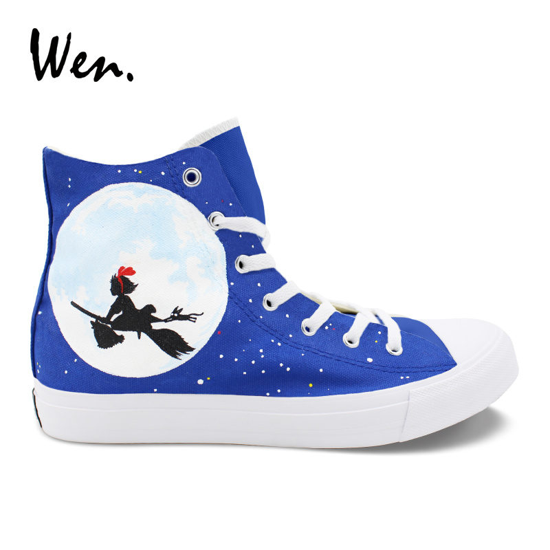 Men Women High Top Embroidered Sneakers Casual Trainers Athletic Shoes Unisex 35-44