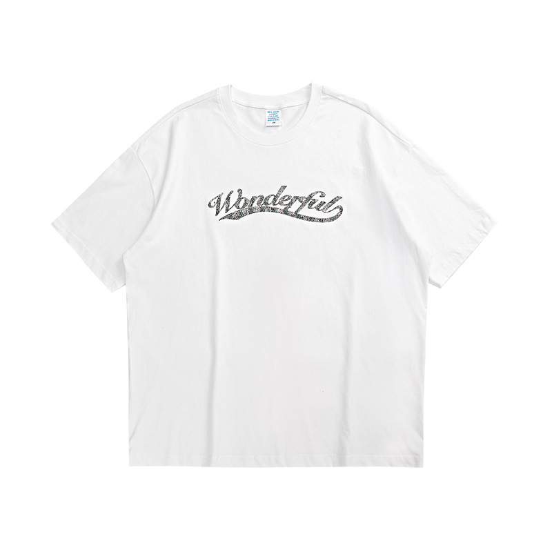 Summer Men Women Short Sleeve T-shirt Tee Pullover Tops Unisex Sweatshirt