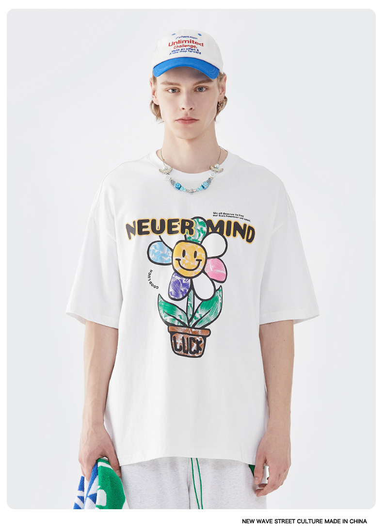 Summer Men Women Short Sleeve T-shirt Tee Pullover Tops Unisex Sweatshirt