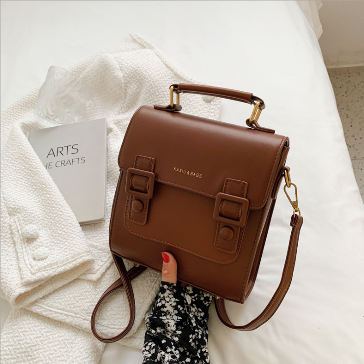 Fashion Women Backpack Female High Quality Leather 2021 Book School Bags for Teenage Girls