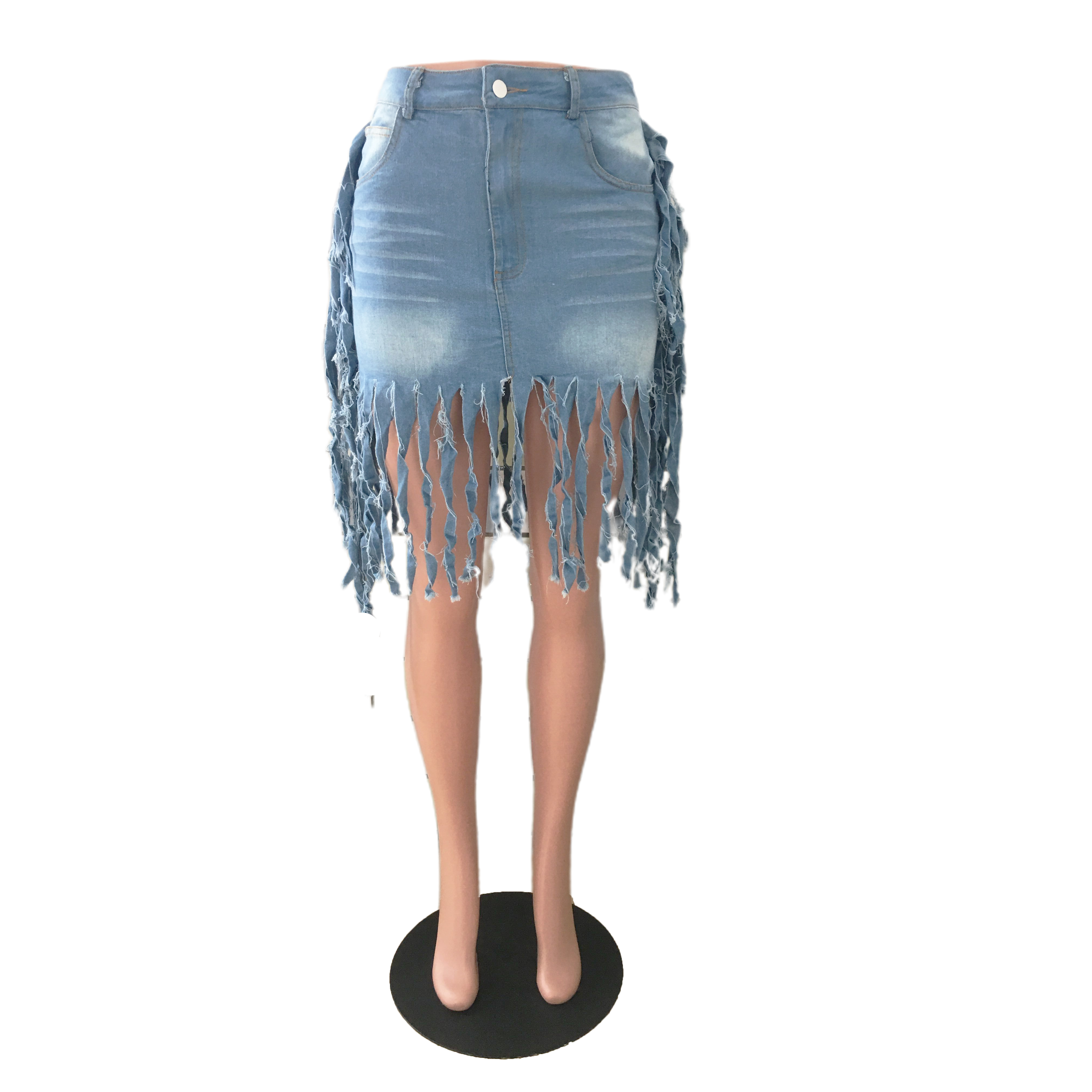Sexy skirt denim casual skirt