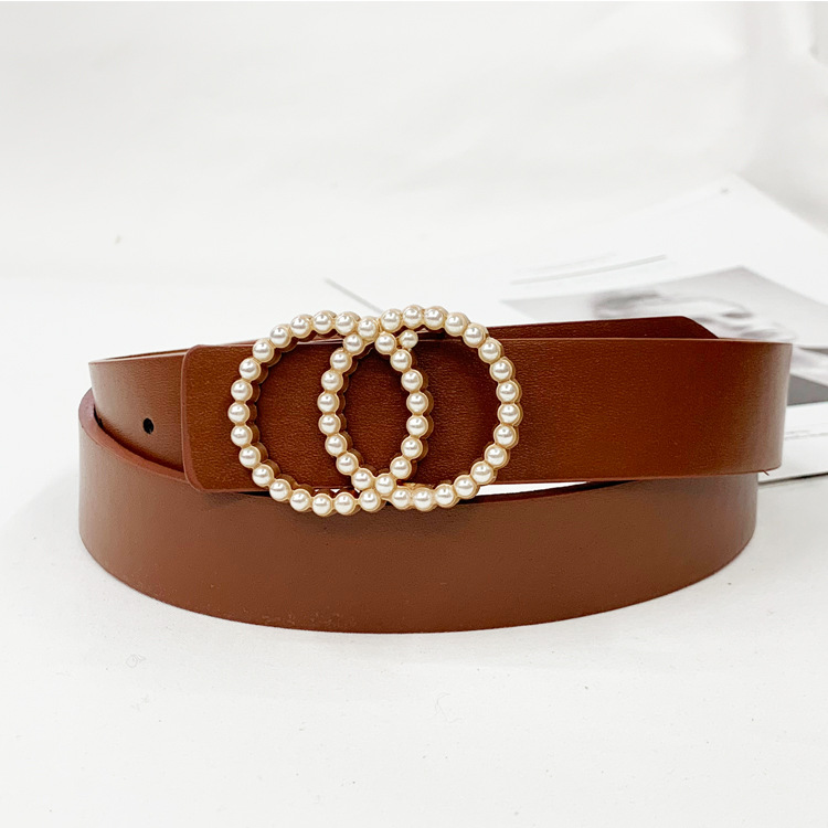 Women Men Belt 3.8 cm Cowhide Leather Buckle Belt Unisex Waistband Waist Strap