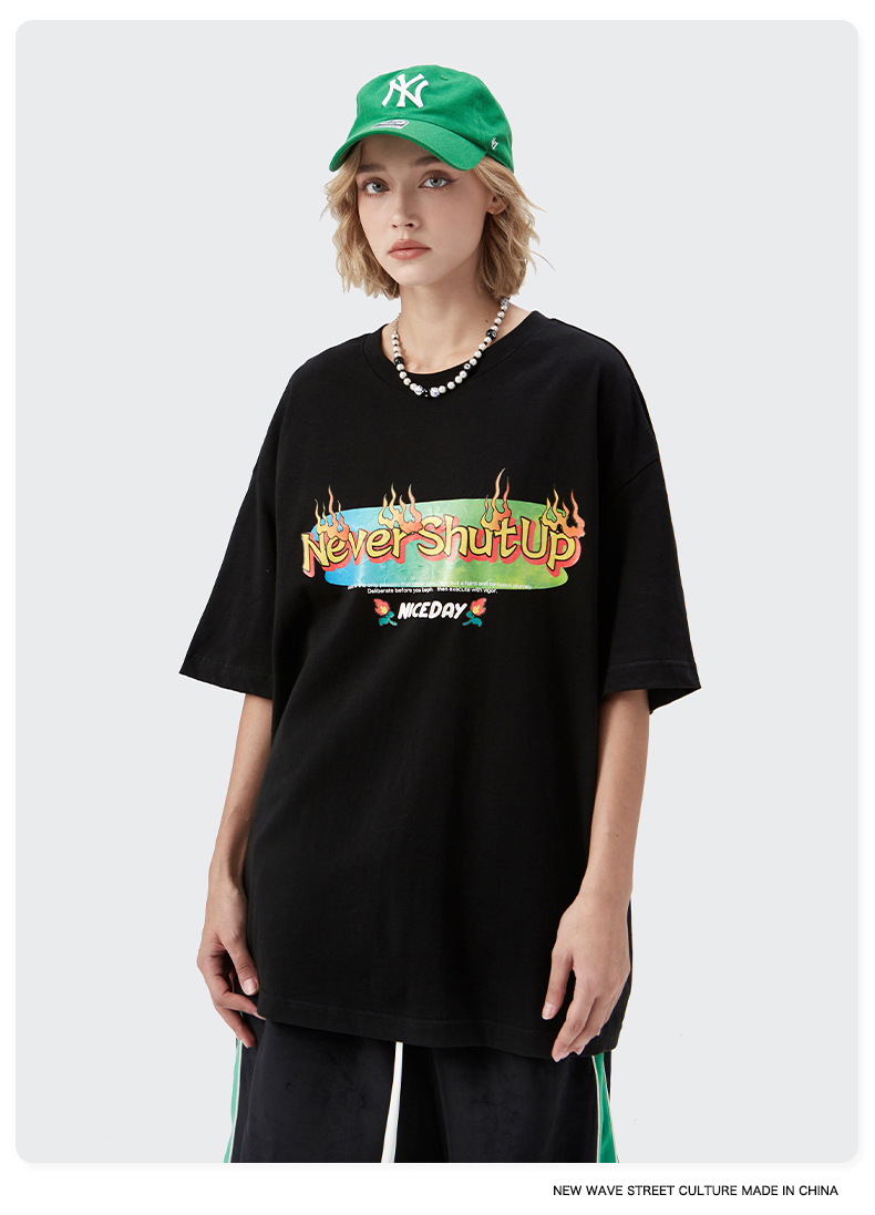 Summer Men Women Short Sleeve T-shirt Tee Pullover Tops Unisex Sweatshirt