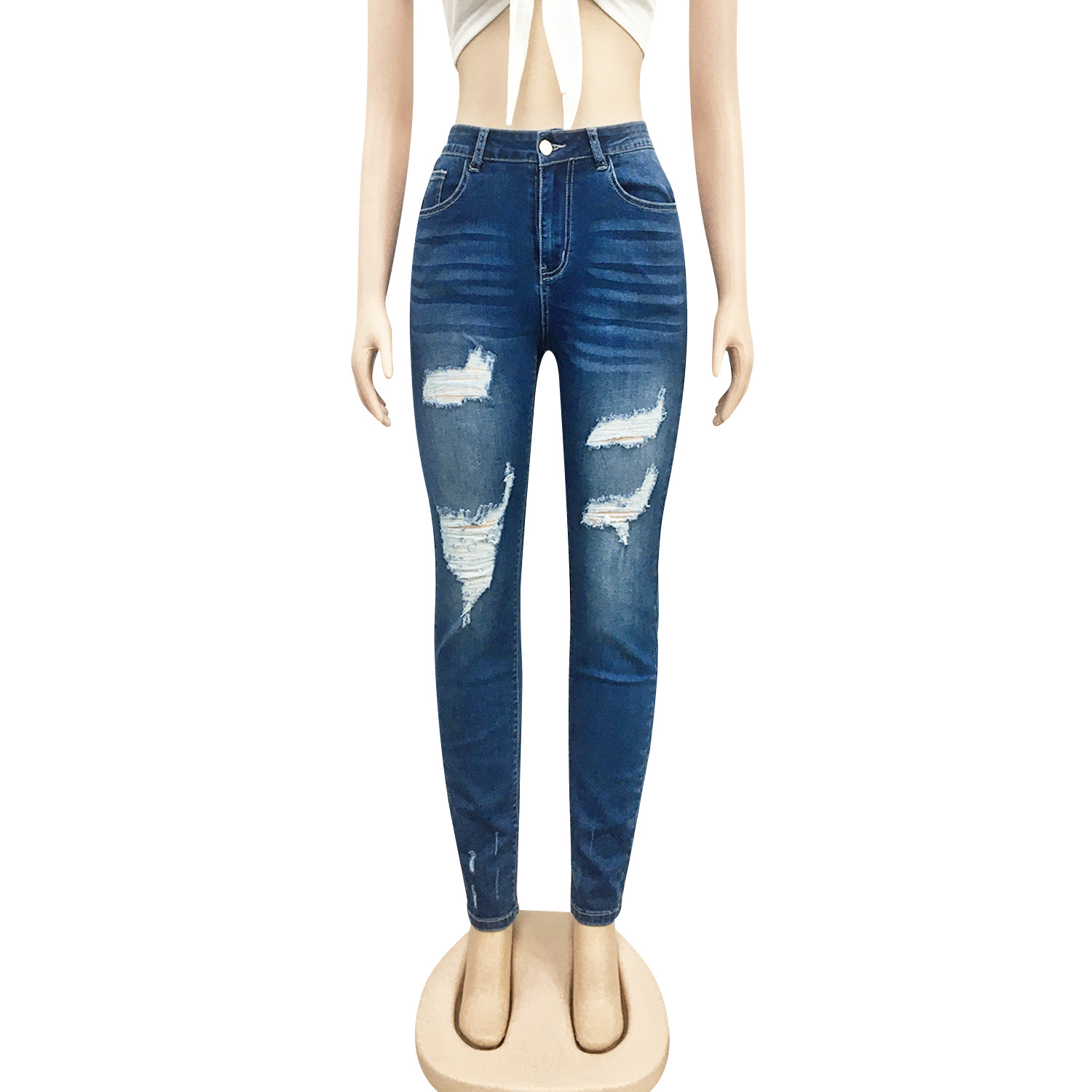 Fashion sexy jeans with holes