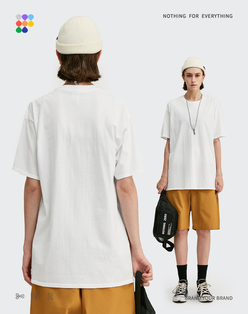 Summer Men Women Short Sleeve T-shirt Tee Pullover Tops Unisex Sweatshirt