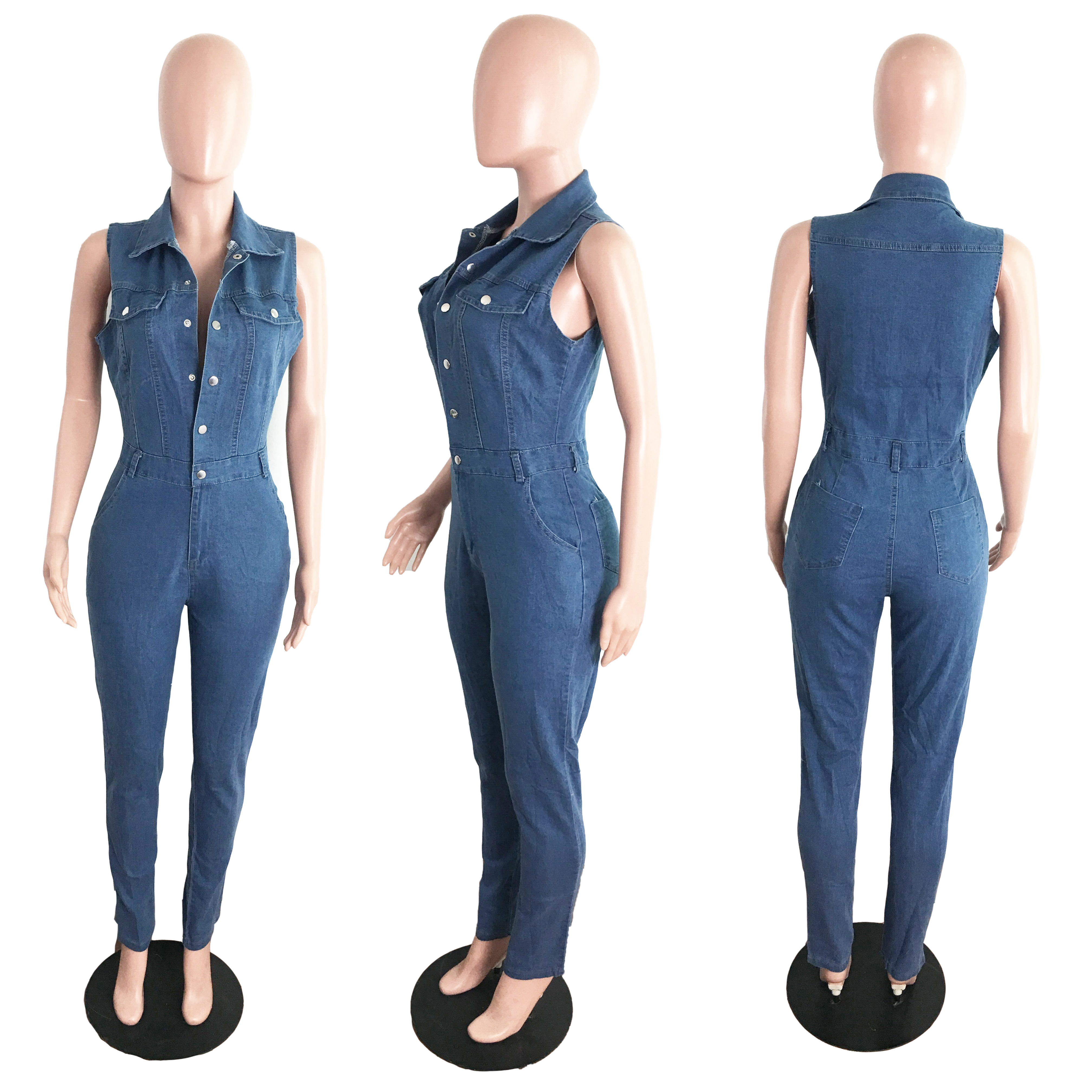 Fashionable slim sleeveless Jumpsuit