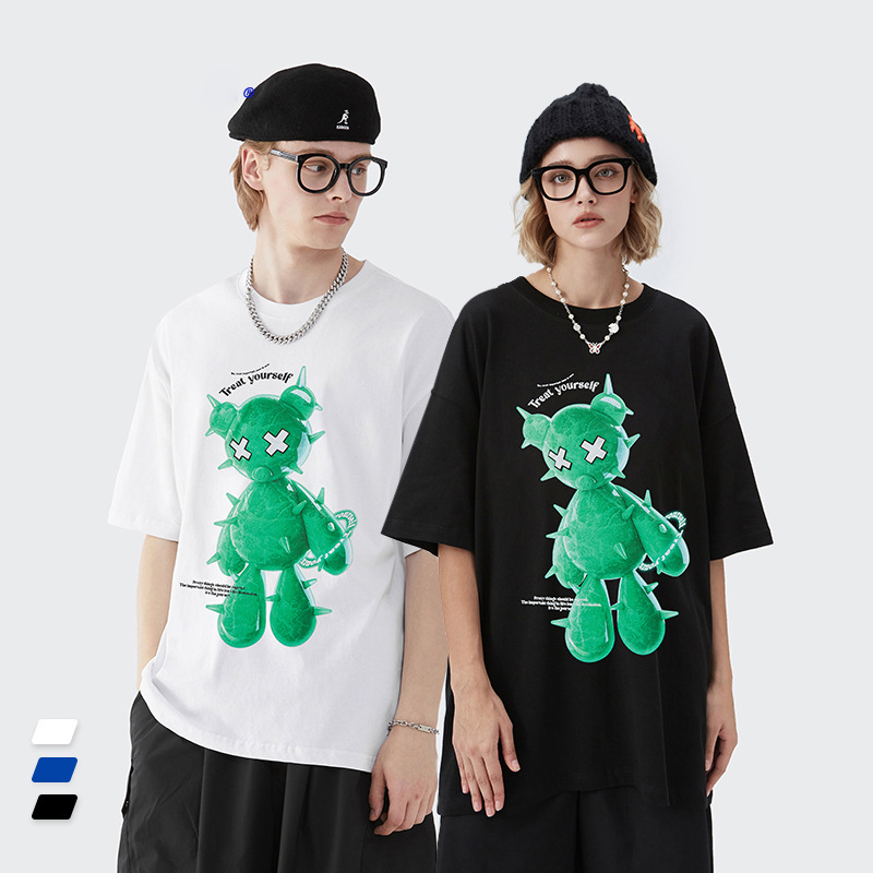 Summer Men Women Short Sleeve T-shirt Tee Pullover Tops Unisex Sweatshirt