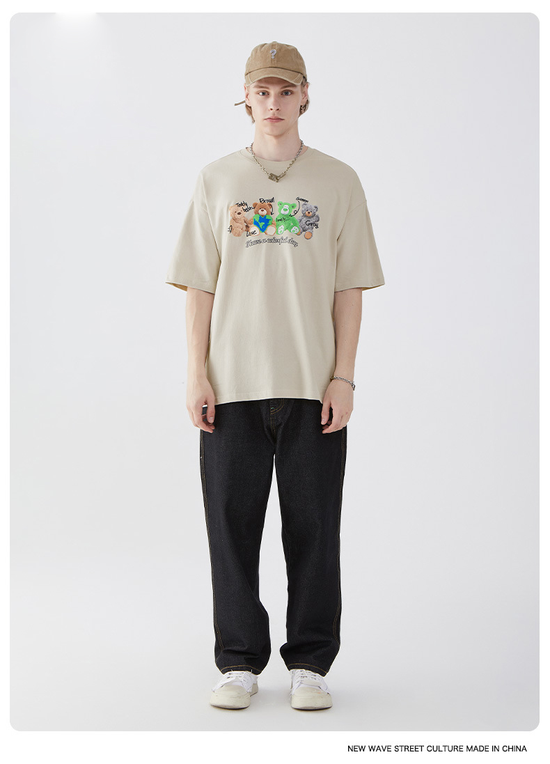 Summer Men Women Short Sleeve T-shirt Tee Pullover Tops Unisex Sweatshirt